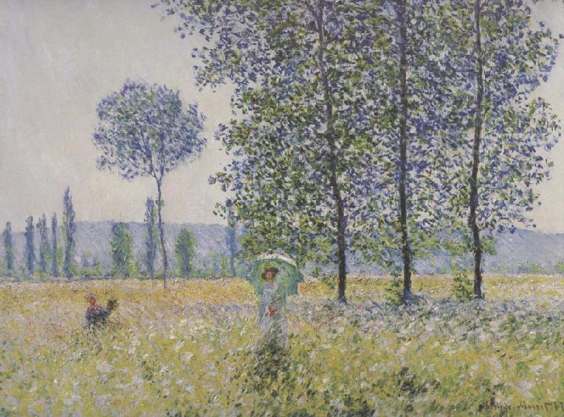 Claude Monet Fields in Spring oil painting image